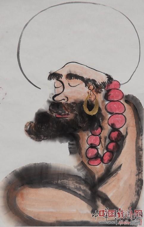何旻熹国画作品