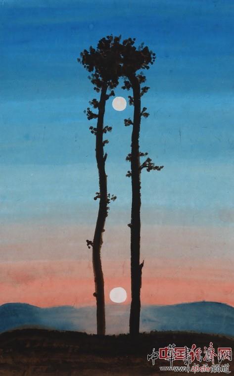 何旻熹国画作品