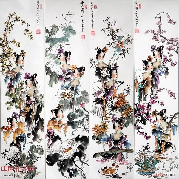 国画大师梁永和国画作品