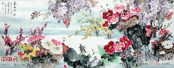 国画大师梁永和国画作品