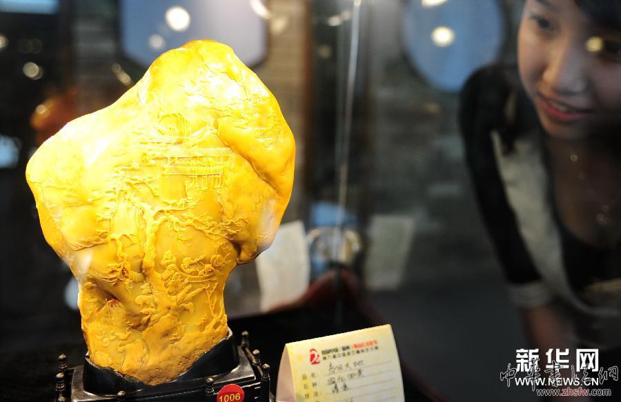 （晚报）（1）中国四大名石雕刻精品亮相榕城