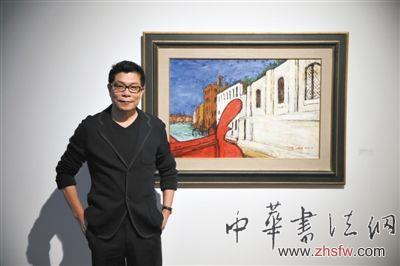 王中军和冯小刚等携手在北京办画展