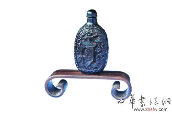鼻烟壶·小叶紫檀·胡宝林