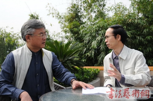 创建中国书法名城——赵长青接受新华社专访