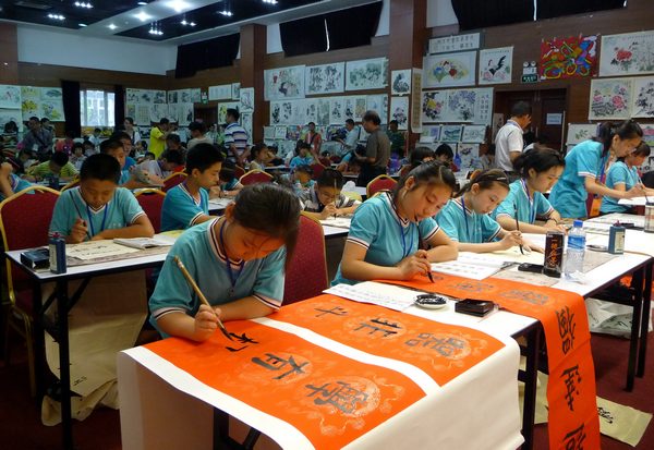 第八届墨彩杯青少年儿童书画作品电视网络展决赛揭晓