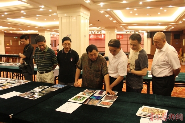 全国第十届书法篆刻作品展刻字作品初评结束