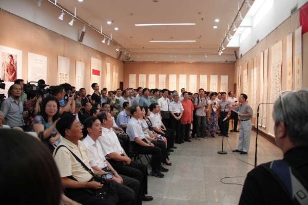 张桂光自书诗文展开幕 美感与情感的盛宴