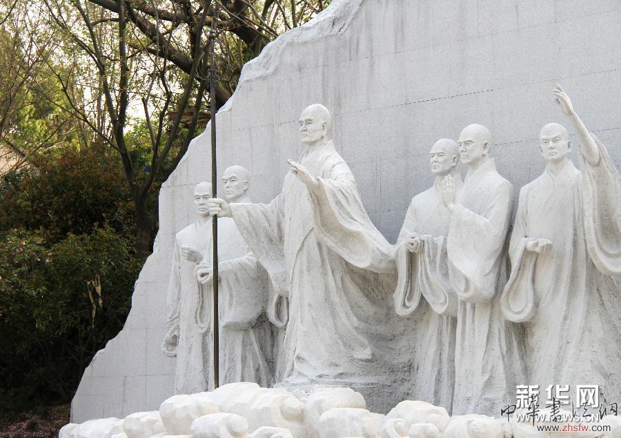 #（文化）（3）大型群雕《鉴真东渡》扬州落成