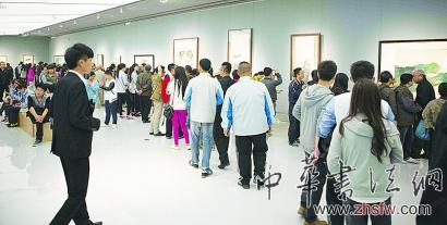张大千作品展开幕 首日参观人数达6000余人