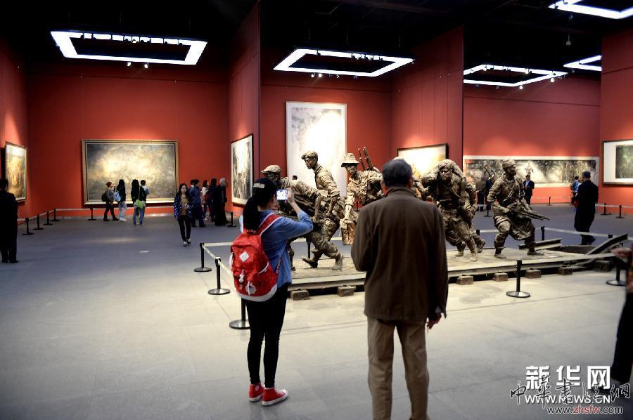 （文化）（3）山东省重大历史题材美术作品展在济南举行