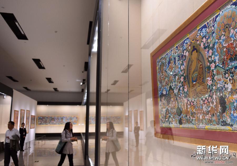 （文化）（2）国博举办“娘本唐卡艺术展”