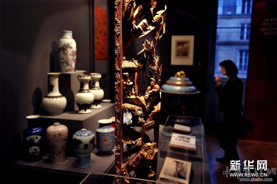 （国际）（8）中国艺术珍品展在巴黎举行
