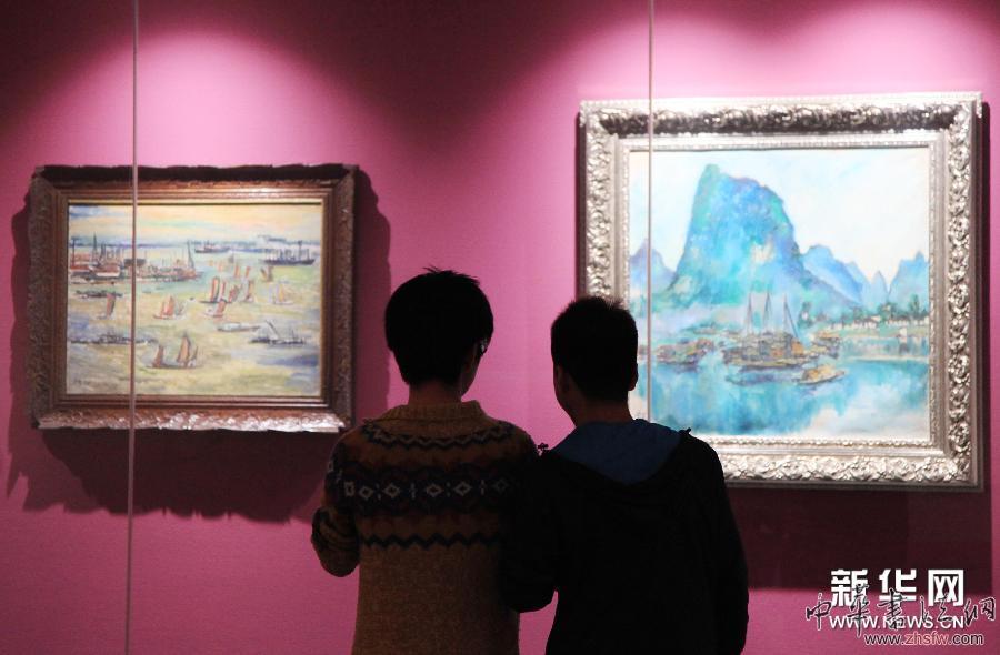 #（晚报）（2）南京艺术学院美术馆展出院藏刘海粟作品