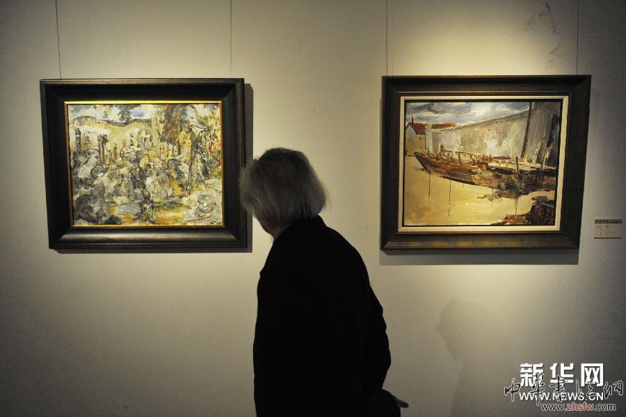 （晚报）（2）陈树东油画艺术展在京开幕