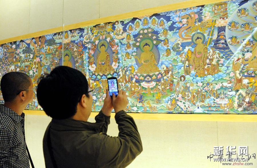 （新华网）（1）“娘本唐卡艺术展”在国博展出