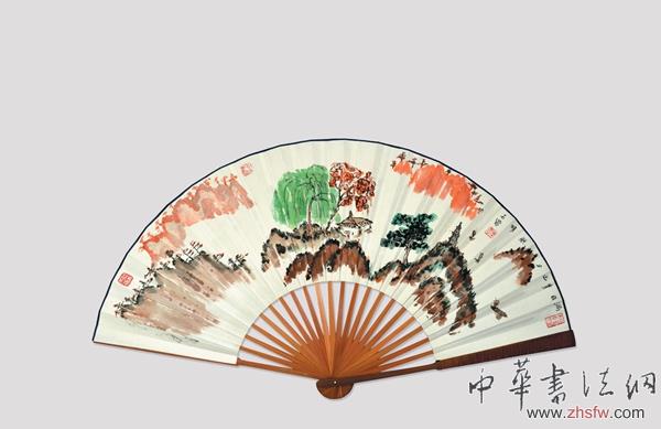 刘石营百幅扇面画展在故城画院举行 组图