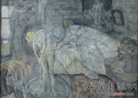 毕加索《蓝色房间》被发现画中画：暗藏男子肖像