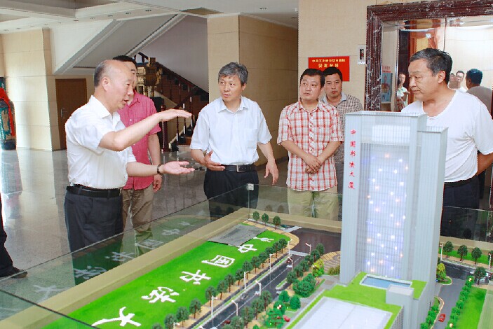 中书协陈洪武秘书长一行在安徽巡视调研