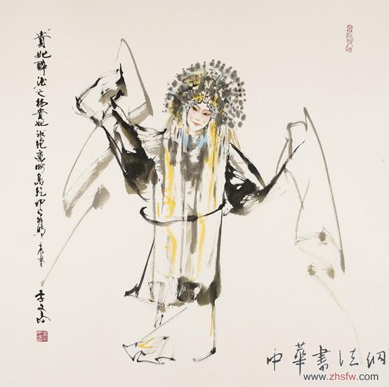 传统文化复兴：李文培以水墨抒京剧魂