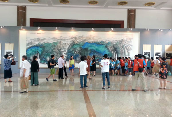 画僧李雄风公益书画展在京举办