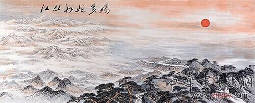 傅抱石嫡孙女莅临东方收藏，现场再现《江山如此多娇》