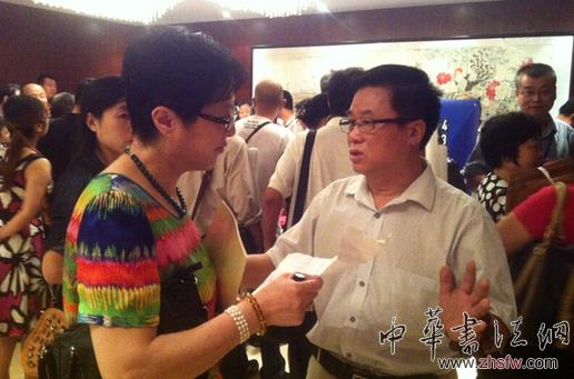 赈灾书画义卖 吴小平作品拍全场最高金额