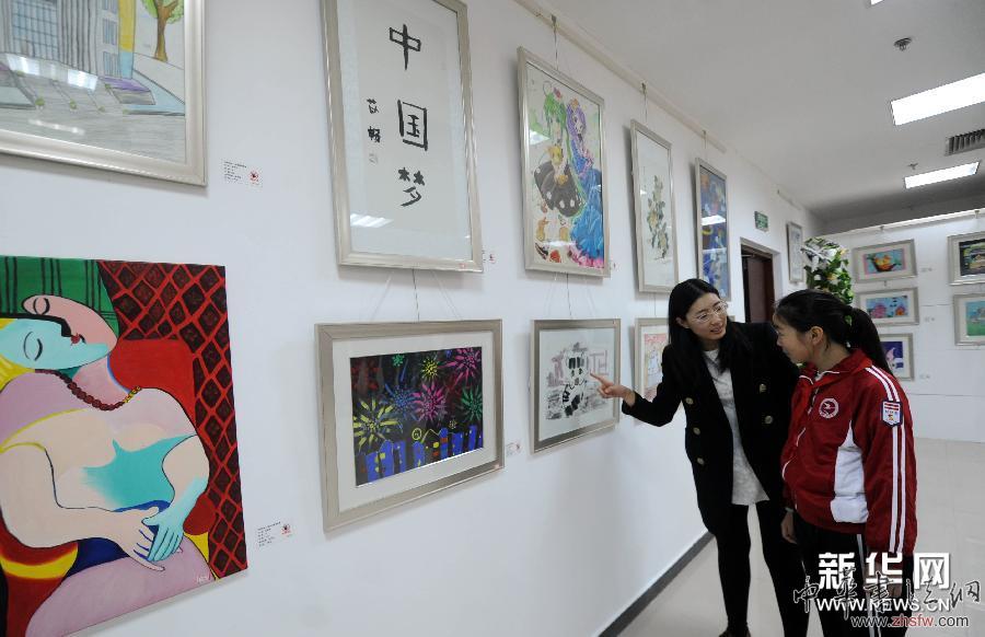 （社会）（2）河北霸州举办少儿中国梦美术作品展