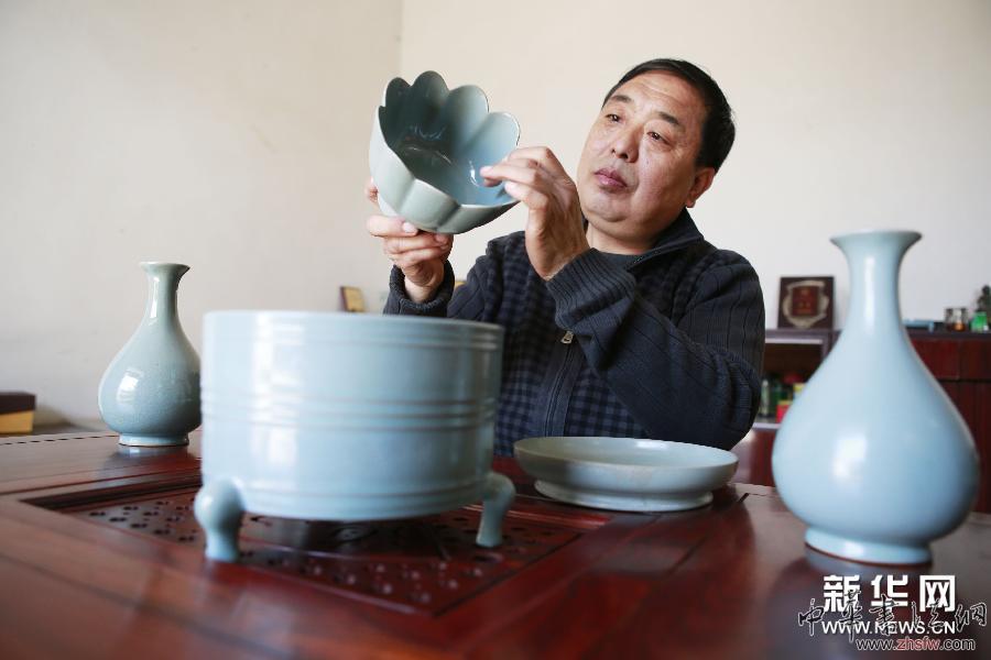 （经济）（3）“汝瓷之乡”河南宝丰汝瓷产业发展迅速