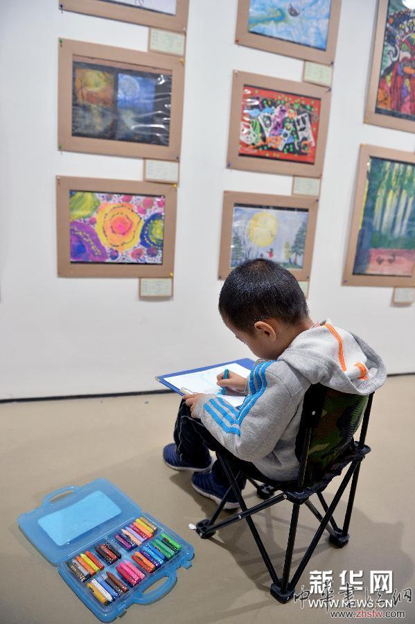 （文化）（2）第五届海峡两岸少儿美术大展在京开展
