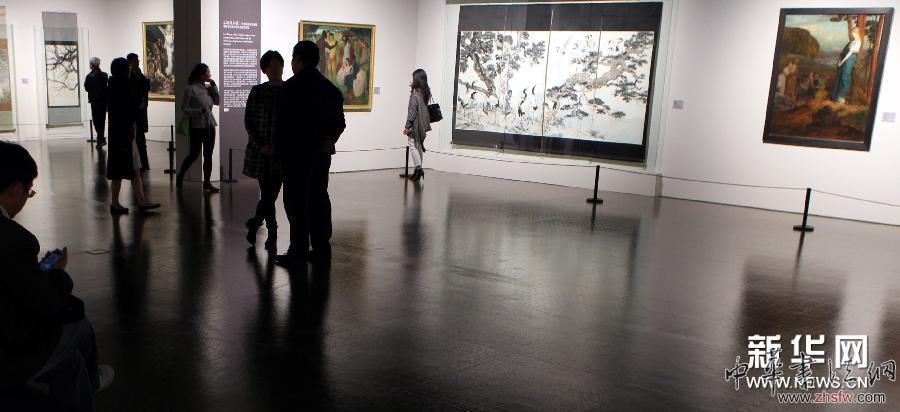 （文化）（4）“大师与大师——徐悲鸿与法国学院大家作品联展”在沪开幕