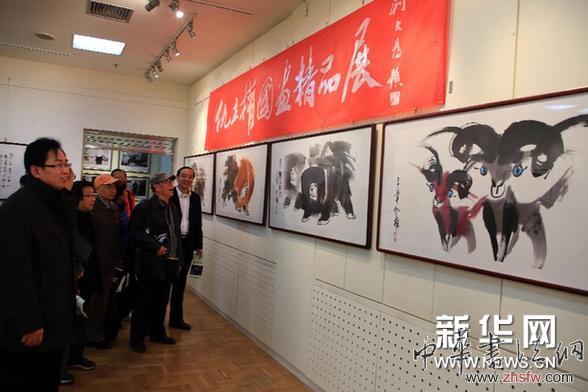 （新华网）仇立权国画精品展在京举行