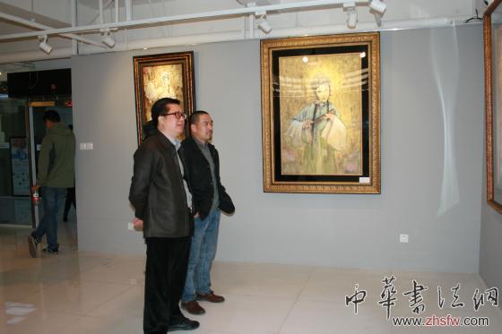 京彩：米巧铭京剧油画作品展隆重举行
