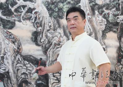 杨松涛——特邀最受欢迎的双十大人民书画家献礼全国两会