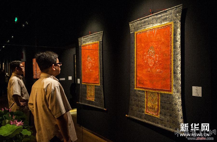 （晚报）（3）青海热贡唐卡美术大师作品联展在京开幕