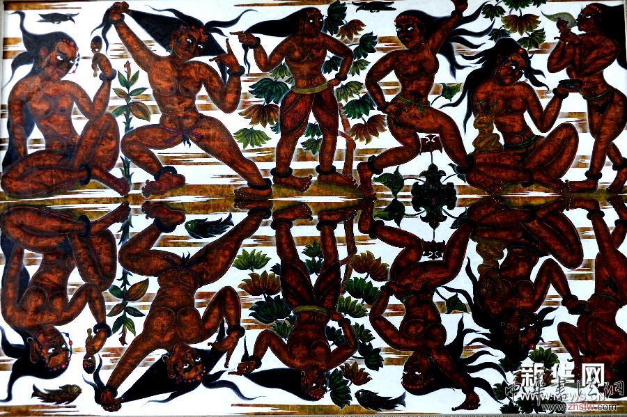 （新华网）（2）藏族画家阿旺扎巴油画展