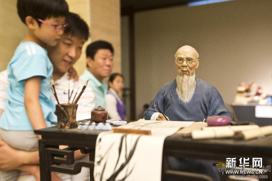 天津泥人张彩塑优秀作品北京开展 图