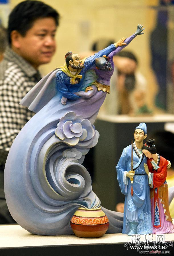 天津泥人张彩塑优秀作品北京开展 图