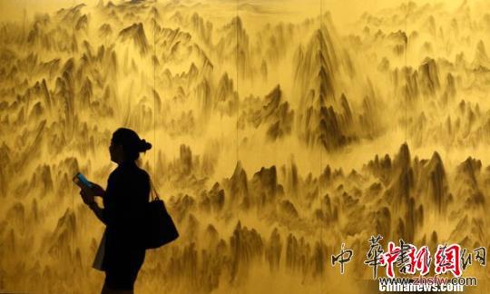 徐龙森巨幅山水国内首展南京宏大尺度展精微笔墨