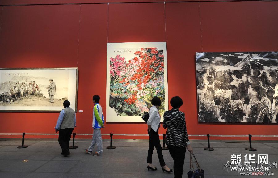 （文化）（3）十艺节全国优秀美术作品展在济南举行