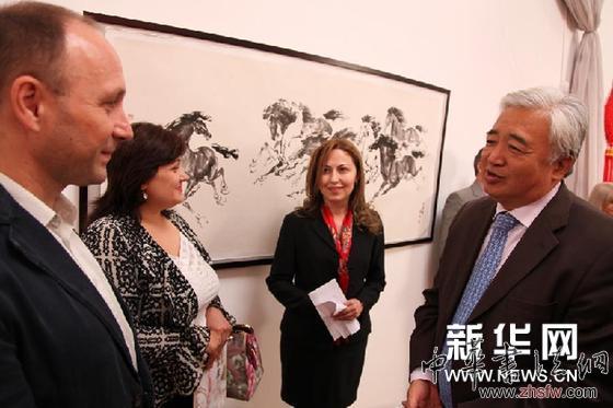 （XHDW）（1）中国国画展在埃里温举行