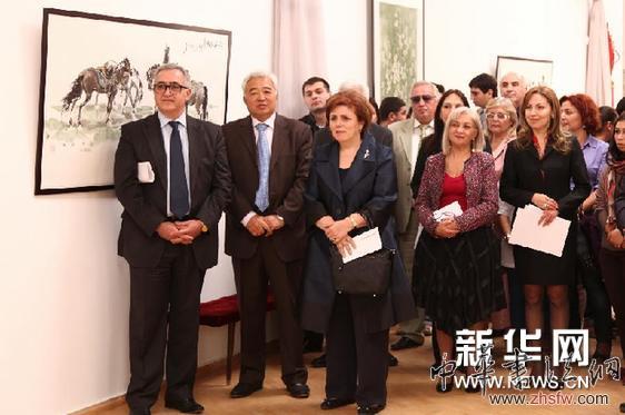 （XHDW）（2）中国国画展在埃里温举行