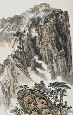 黄河情--解安宁中国画小品展