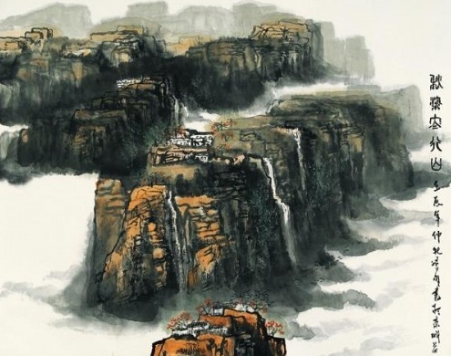 赵准旺--彩墨山水画展三地巡回展