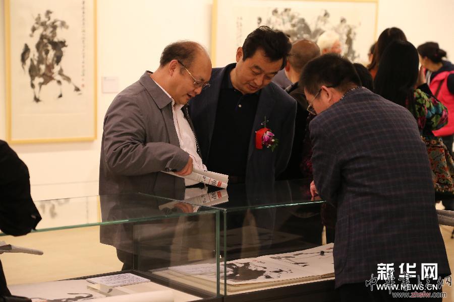（文化）（2）《丹青四梦》韩静霆文人画展在中国美术馆揭幕