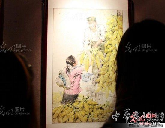 姜昆收藏馆画展现场