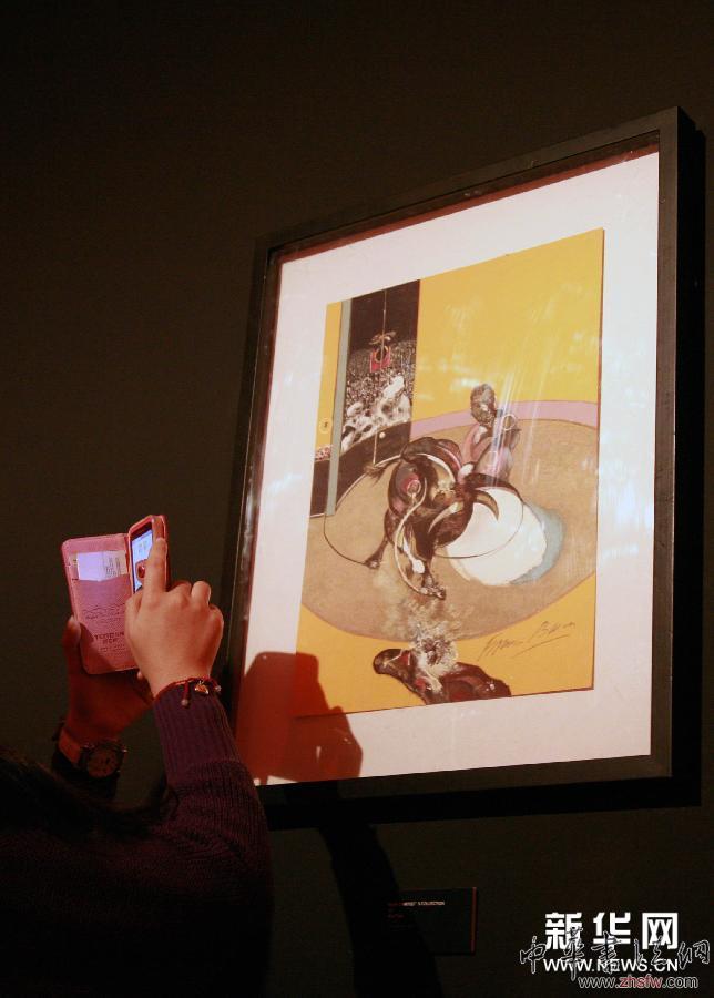 百幅英国画家培根作品亮相南京 图