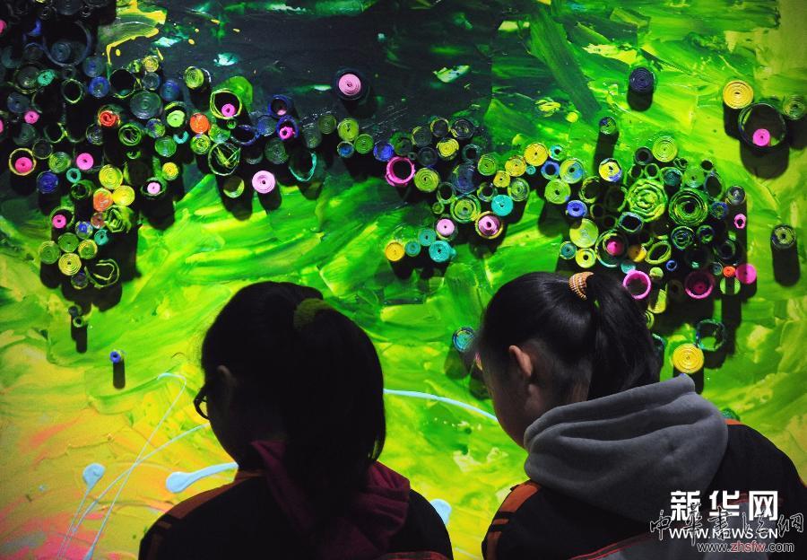 沈阳举行中小学生陶艺雕塑作品展 图
