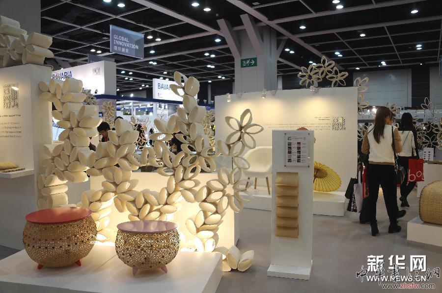 （文化）（1）杭州以“融”为主题的文化创意作品首次亮相香港大型展会