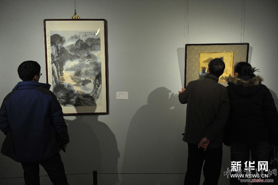 （文化）（2）江山万里——张大千艺术展在京正式开幕
