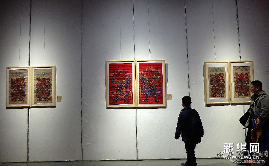 （晚报）（3）山东省博物馆举办潍坊木版年画展贺新年